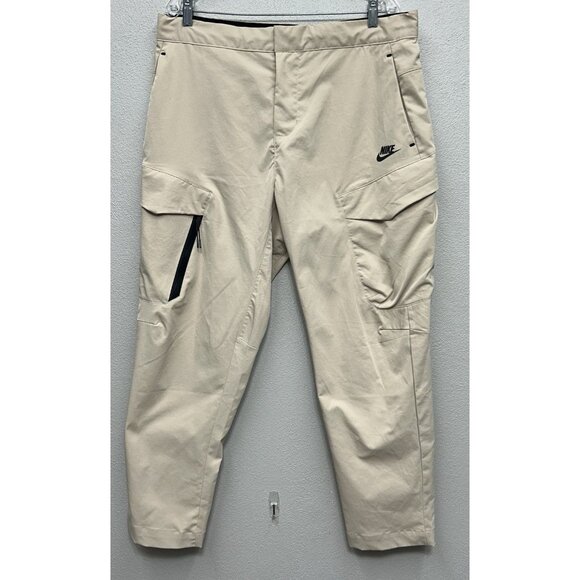Nike Tech Essentials Woven Unlined Cargo Pants Mens Size 36x29 Khaki  DH3866-126 - Picture 14 of 14